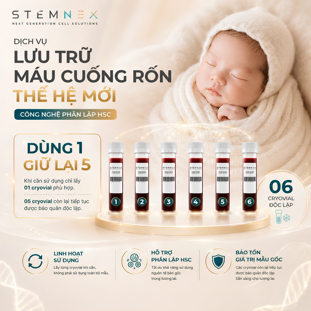 lưu trữ tế bào gốc máu cuống rốn